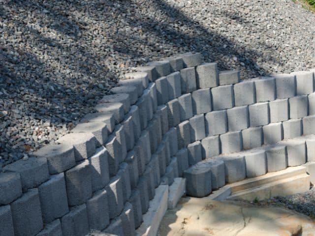 Blockwork Retaining Wall